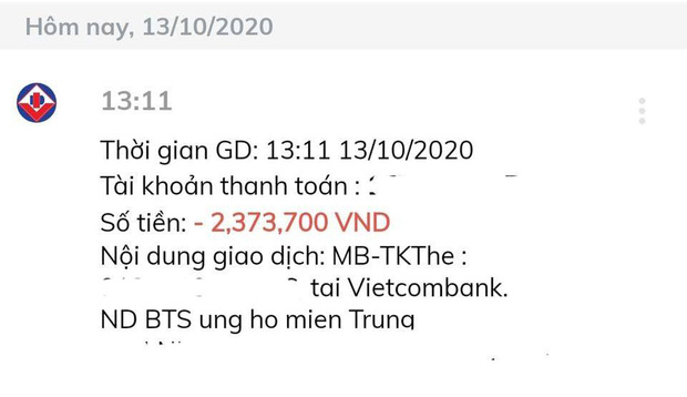 Nhà có nuôi một Kim Nam Tuấn - blog hâm mộ RM (BTS) ủng hộ 2.372.700 đồng