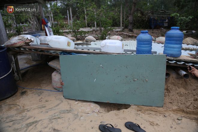 Cận cảnh căn hầm chống bão của gia đình ông Diễn.