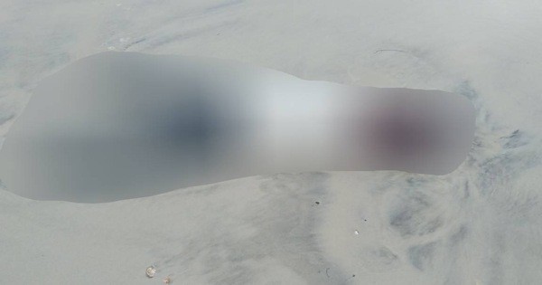 Thi thể nữ giới dạt vào bờ biển Quảng Trị vào chiều tối 31-10