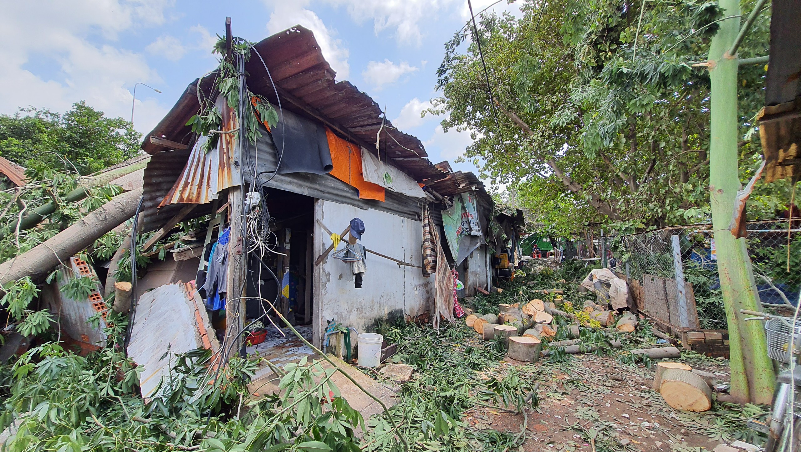 Hiện trường vụ việc.