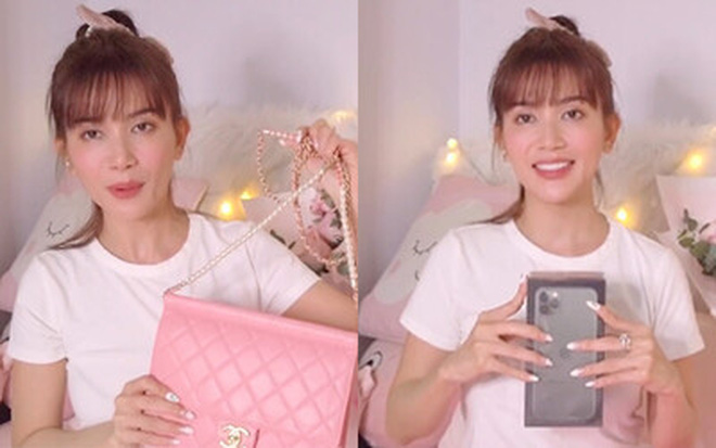 Vừa mới công khai hẹn hò không lâu, Huỳnh Phương liên tục chi tiền mua túi hiệu, điện thoại xịn tặng bạn gái