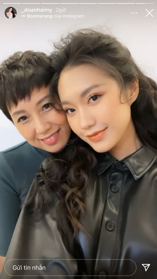 Doãn Hải My khoe ảnh chụp chung với mẹ