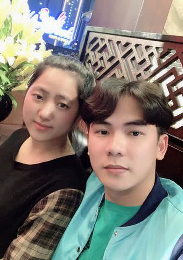 Ảnh hai vợ chồng chị Thảo trước khi chị mất tích.