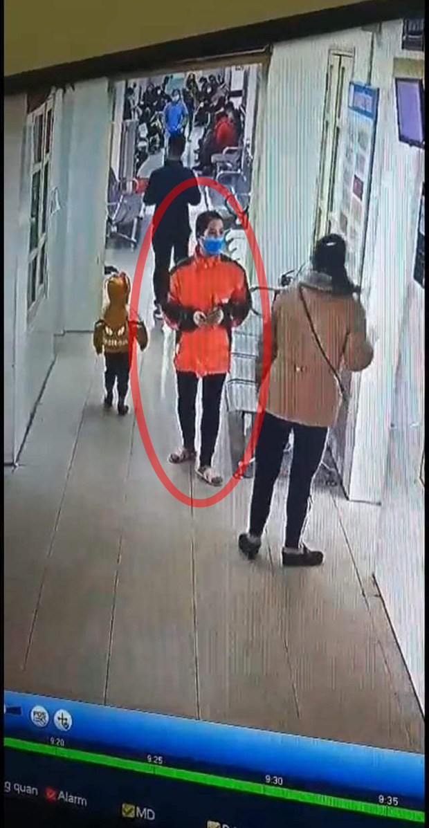 Hình ảnh của chị Thảo trước khi mất tích tại Bệnh viện Đa Đa khoa huyện Yên Phong.