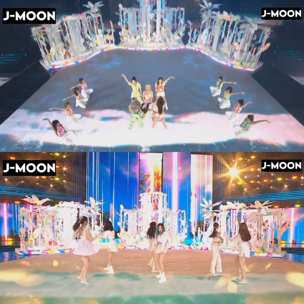 (G)I-DLE và Oh My Girl phải dùng chung với nhau một sân khấu tại MAMA 2020, hơn nữa còn dàn dựng khá sơ sài, không mấy đầu tư