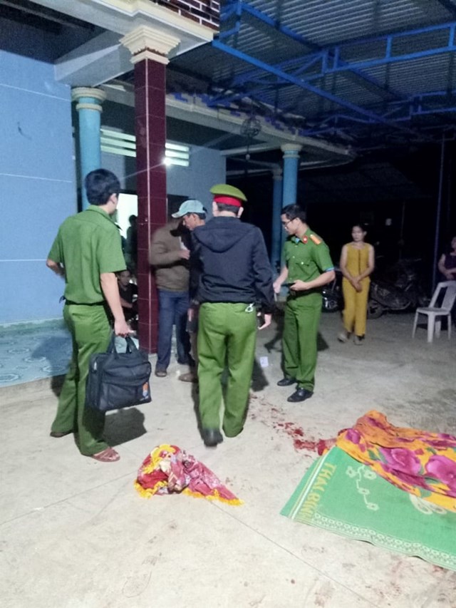 Hiện trường nơi đối tượng Hải nổ súng khiến ông T. tử vong.