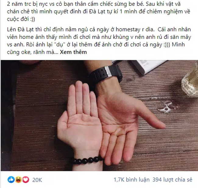 Bài viết đang được chia sẻ trên nhiều page mạng xã hội.