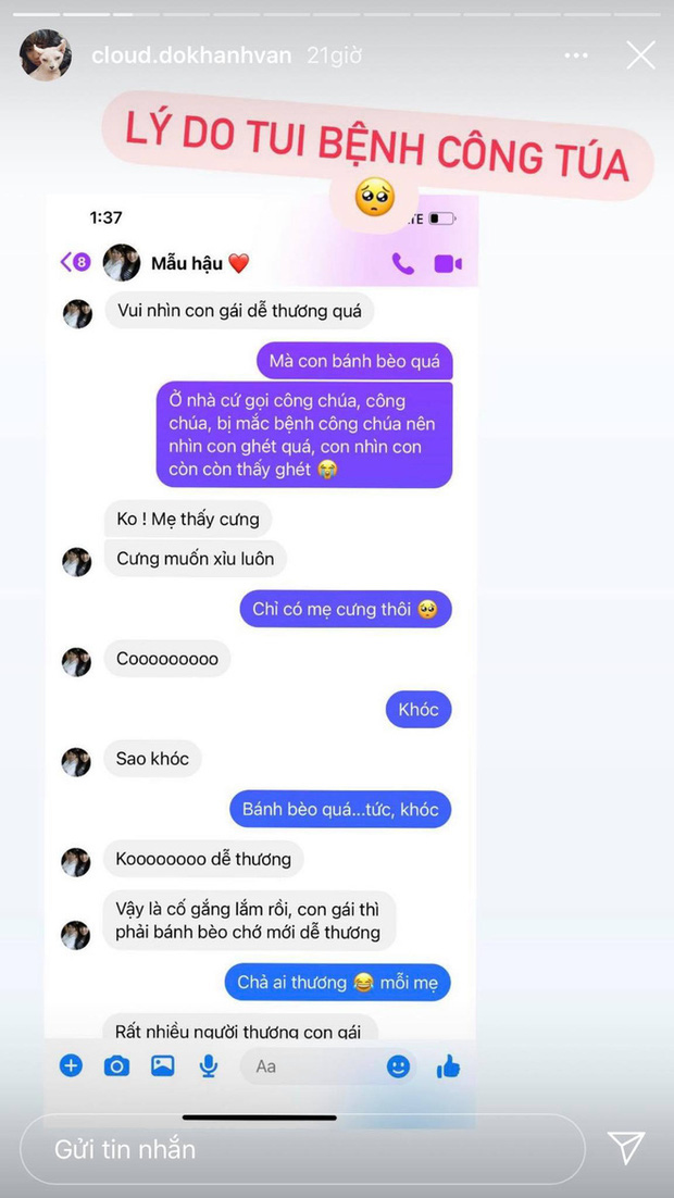 Lý do Khánh Vân có tính công chúa là do được gia đình cưng chiều từ bé