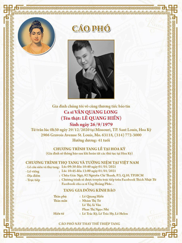 Cho đến giờ phút này, vợ Vân Quang Long vẫn chưa thể tin nổi chồng đã ra đi mãi mãi