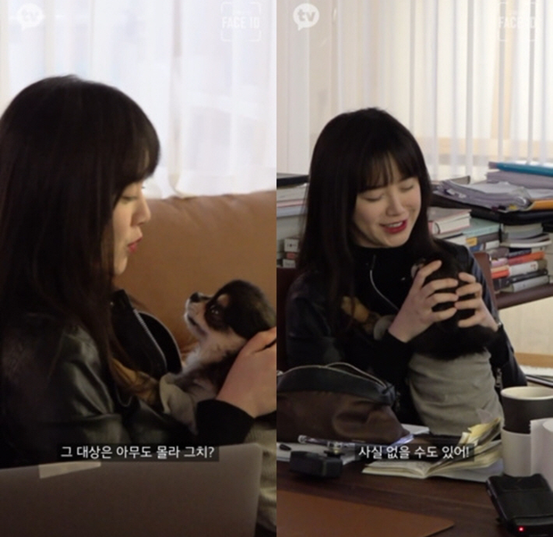Goo Hye Sun vừa nhìn thú cưng vừa trả lời vòng vo khiến dân mạng hoang mang