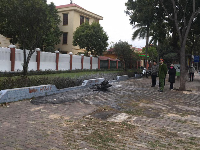 Hiện trường vụ việc.