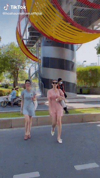 Việc giẫm lên cỏ và băng qua dải phân cách là hành động không được phép