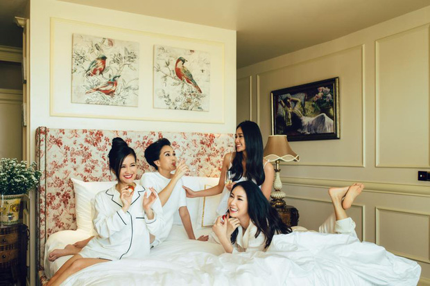 Cô cũng rất hay mời bạn bè đến đây nghỉ ngơi