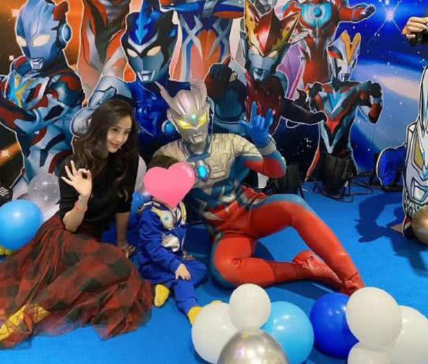 Tiệc sinh nhật của Bọt Biển Nhỏ năm ngoái