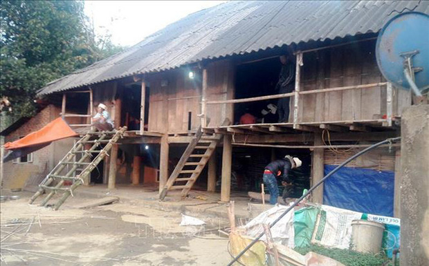 Căn nhà xảy ra vụ thảm án.