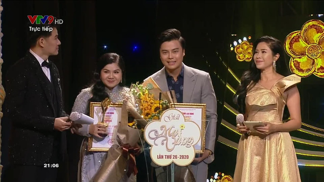 Tú Sương và Võ Minh Lâm vừa vinh dự nhận giải Mai Vàng năm 2020.