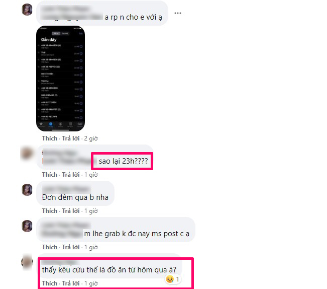 Cô gái đưa ra bằng chứng gọi khách cả chục cuộc nhưng vô vọng.