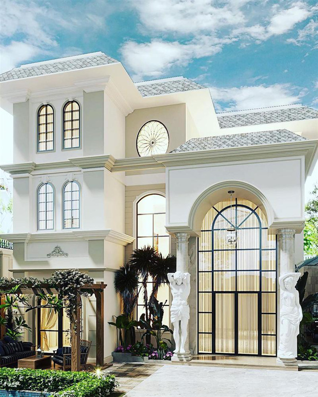 Được biết, tổ ấm của Lệ Quyên được thiết kế và lấy cảm hứng từ kiến trúc Hy Lạp