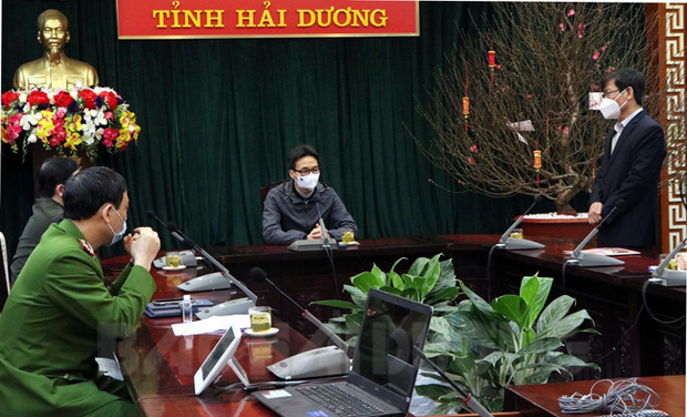 Phó Thủ tướng Vũ Đức Đam đã về kiểm tra công tác phòng chống dịch Covid-19 tại tỉnh Hải Dương. (Ảnh: Cổng thông tin Hải Dương)