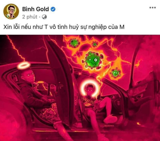 Status của Bình Gold làm netizen, đặc biệt là các fan của ViruSs không khỏi... hoang mang