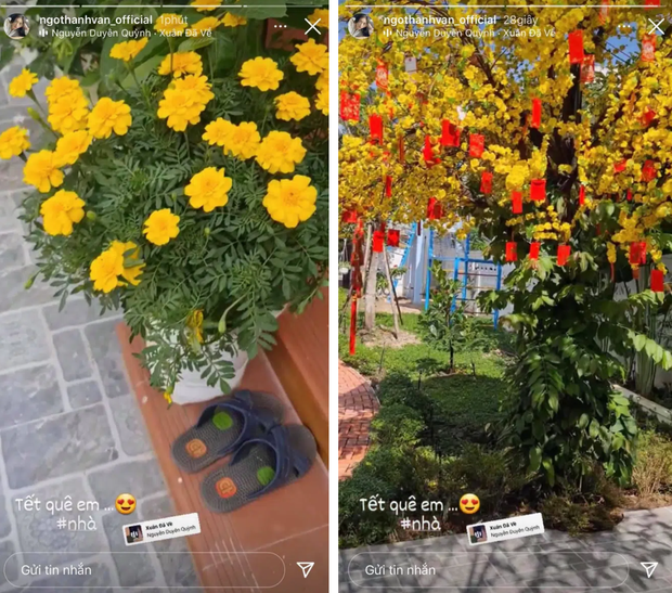 Nữ diễn viên khoe cảnh về quê ăn Tết