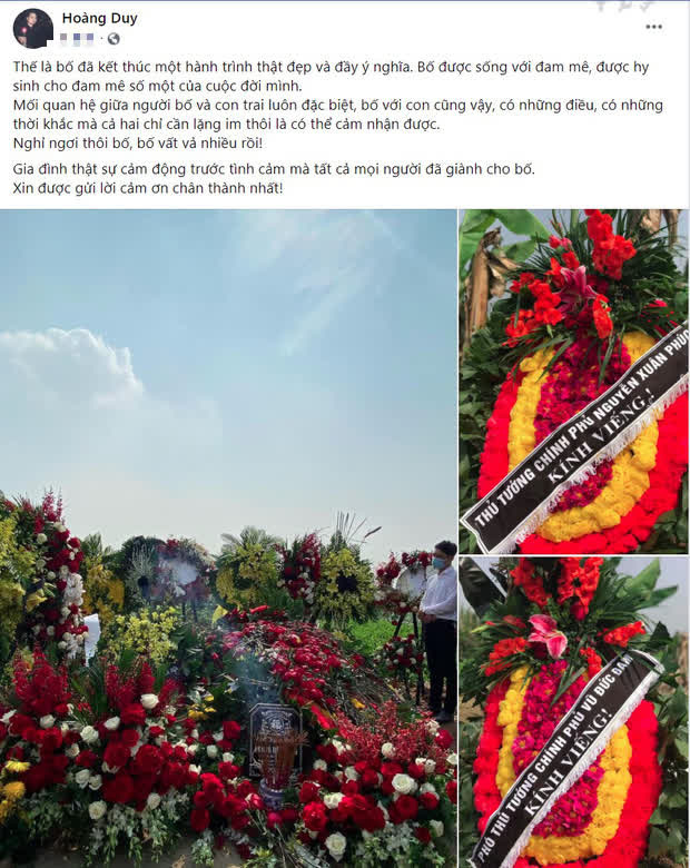 Rất nhiều vòng hoa đã được gửi thay cho lời tiễn biệt 