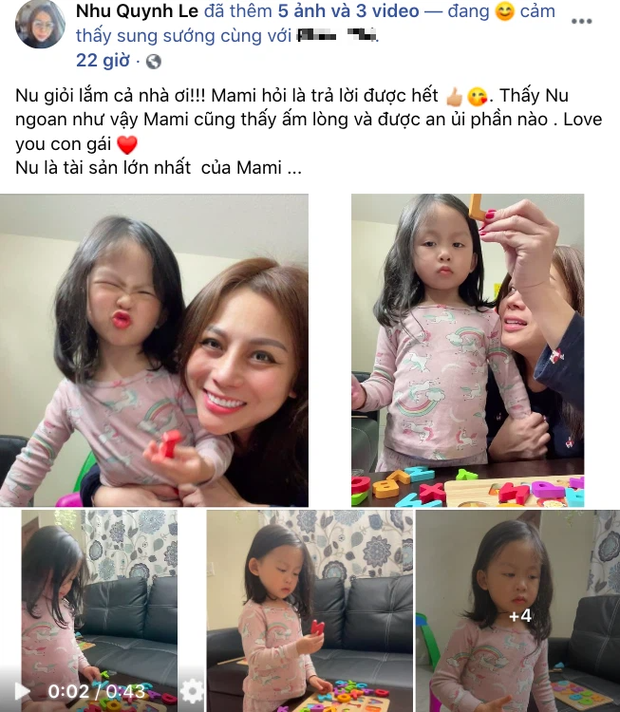 Vợ cũ Hoàng Anh khoe ảnh vui vẻ bên con gái sau ồn ào ly hôn