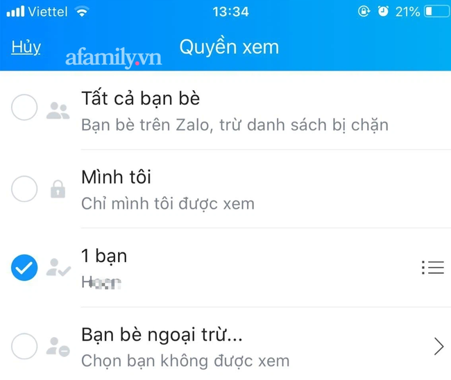 Thực ra H. chỉ để chế độ chồng mình xem