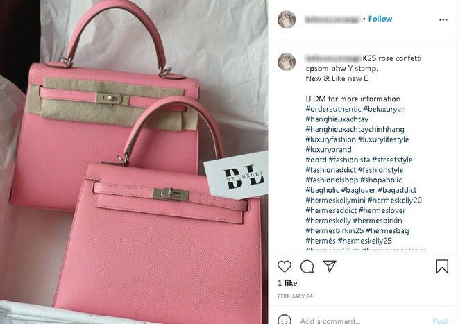 Thanh lý hàng hiệu nhưng Ngọc Trinh đã nhanh tay mượn luôn ảnh mạng