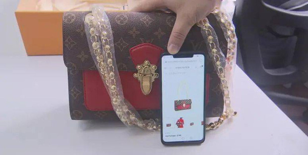Túi giả LV tích hợp chip NFC hiển thị thông tin sản phẩm khi kết nối smartphone