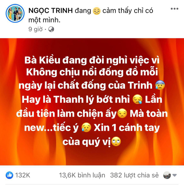 Ngọc Trinh tiết lộ nguyên nhân Thuý Kiều xin nghỉ việc