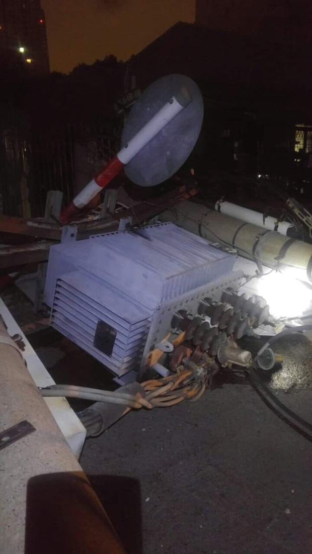 Hiện trường vụ việc.