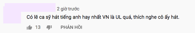 Khẳng định cô là nữ ca sĩ hát tiếng Anh hay nhất