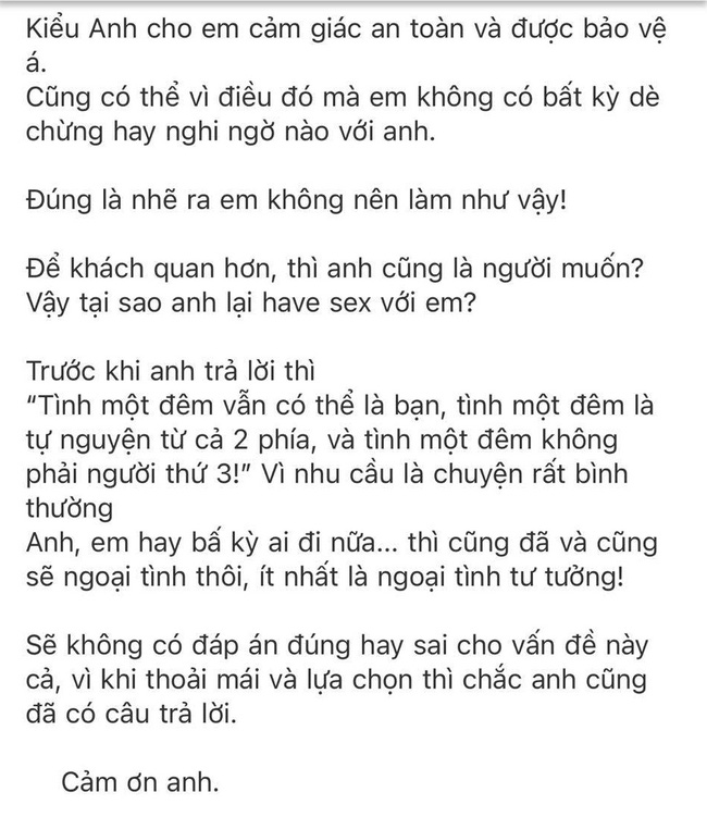Cặp đôi liên lạc với nhau qua email và nói chuyện rất cởi mở những vấn đề nhạy cảm