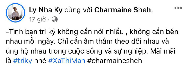 Lý Nhã Kỳ chứng minh vẫn giữ tình bạn tri kỷ tốt đẹp với nữ diễn viên đình đám TVB