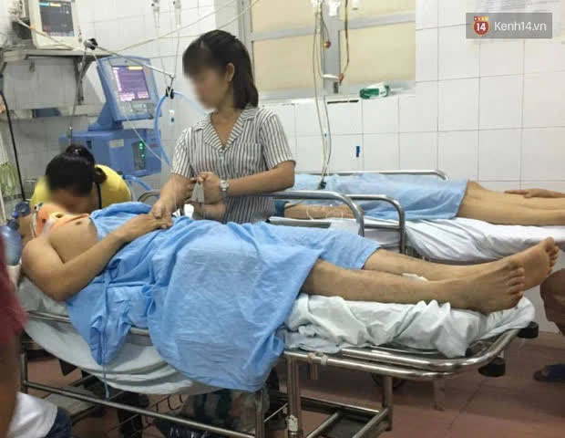 Quý được điều trị tại Bệnh viện Hữu nghị Việt Đức Hà Nội