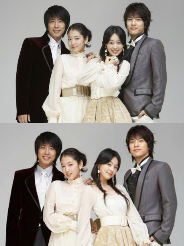 Công bằng mà nói thì nhan sắc Heo Yi Jae (bên phải) không hoàn hảo nhưng những đường nét của cô vẫn có phần thu hút hơn Park Shin Hye