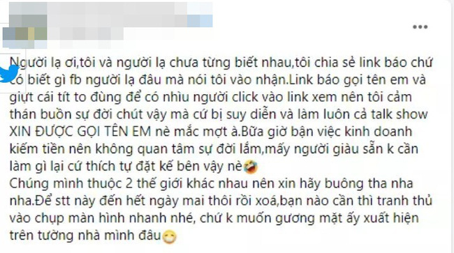 Quản lý của Ngọc Trinh đáp trả Nathan Lee sau khi nam ca sĩ tuyên bố không muốn đặt tên mình cạnh tên 