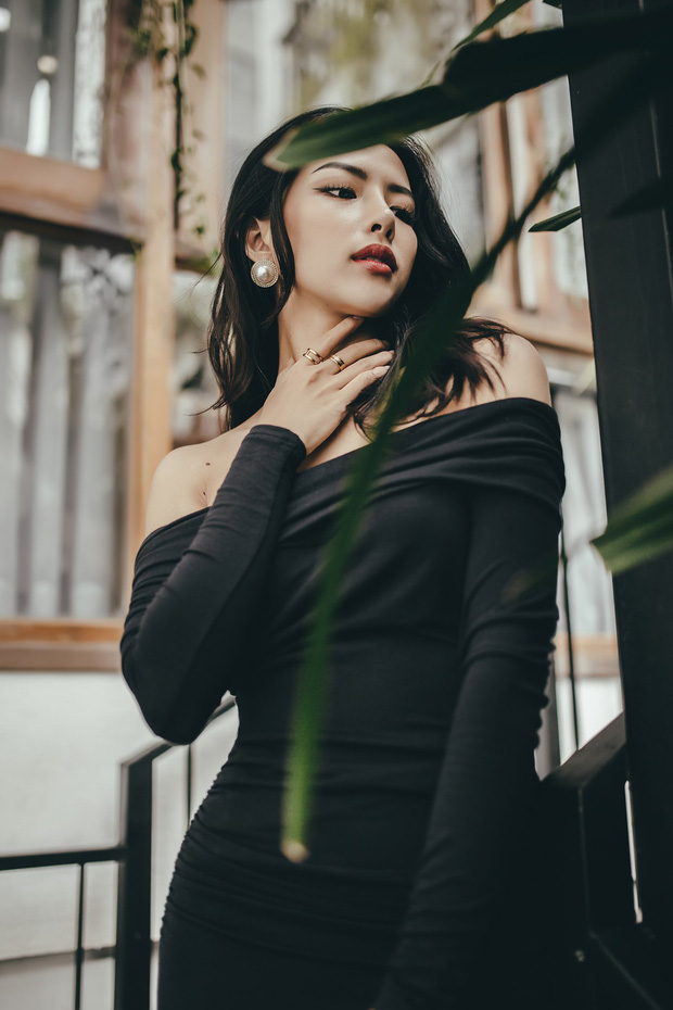 Khánh Vy là người mẫu tự do nên có body rất chuẩn và thần thái không chê vào đâu được