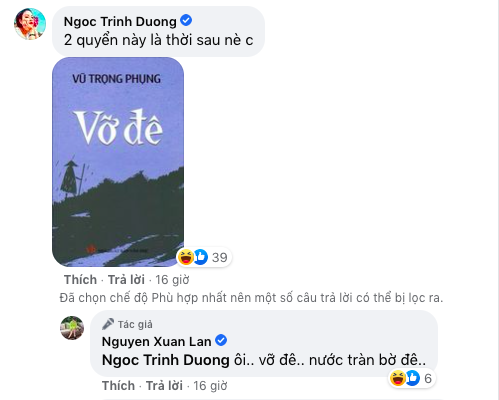 Cô thoải mái trả lời bình luận khi được hỏi về Nathan Lee.