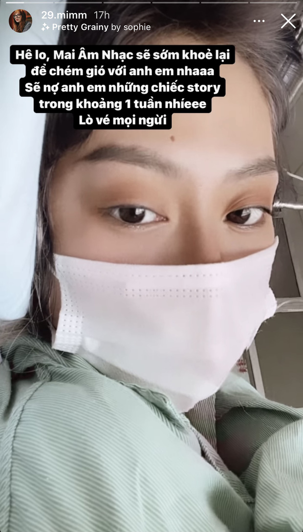 Mai Âm Nhạc thông báo sẽ vắng mặt trên Instagram khoảng 1 tuần