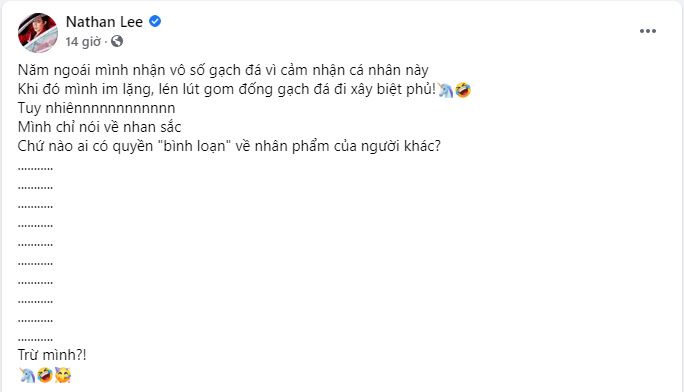 hoa hậu thu hoài, nathan lee, sao việt