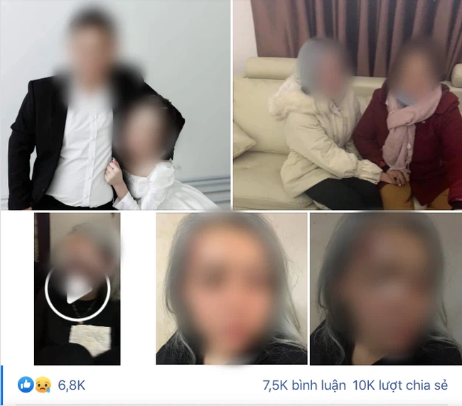 Bài viết được đăng tải trên facebook cá nhân của cô vợ