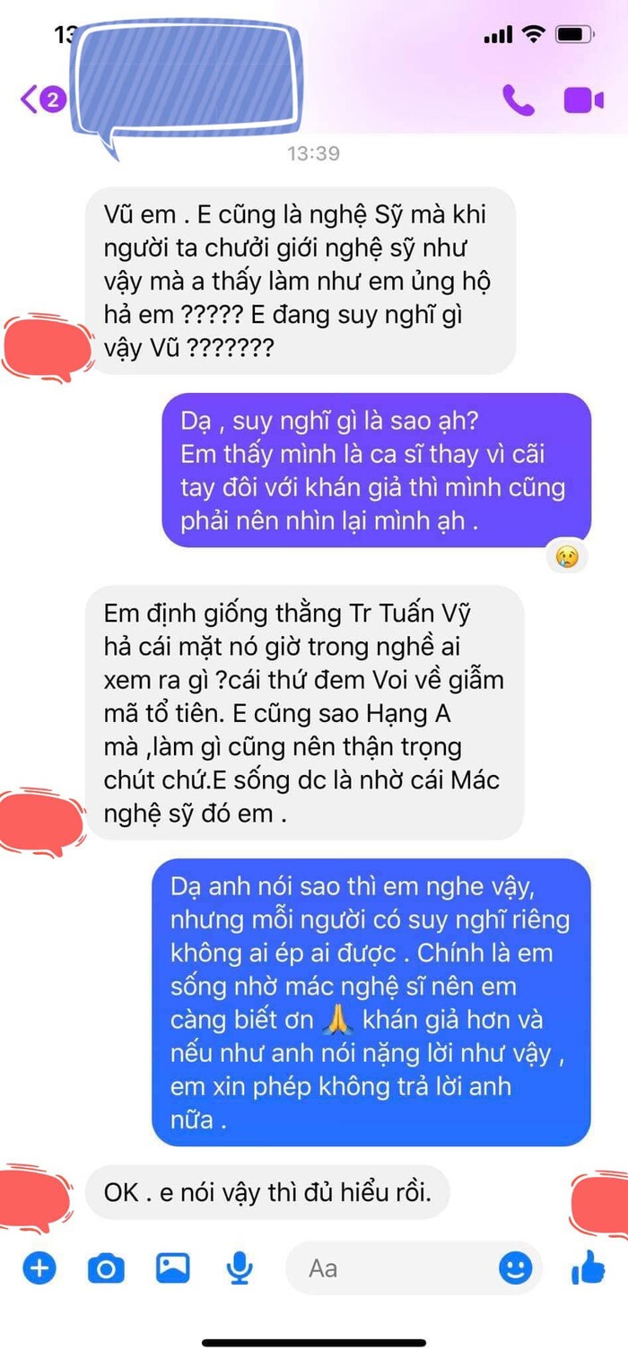 Bị so sánh với ca sĩ Trịnh Tuấn Vỹ bằng lời lẽ miệt thị, Nguyên Vũ đáp trả 