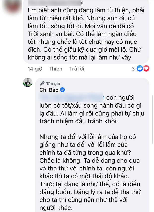 Khi bị antifan cho rằng việc NS Hoài Linh che giấu thời gian dài đến hiện tại bại lộ mới chịu lên tiếng là 