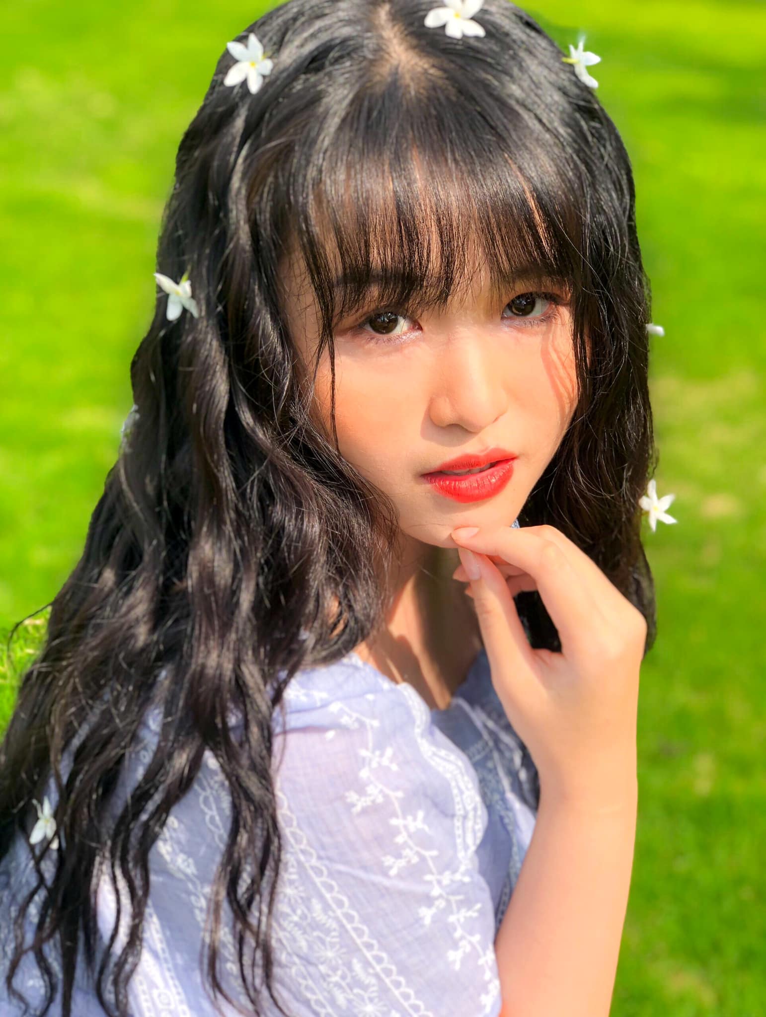 Khánh Trinh hiện đang học năm 4 trường Sân khấu Điện ảnh TP.HCM.