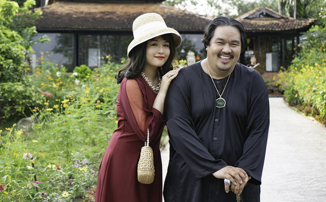 Danh hài Hoàng Mập và con gái Khánh Trinh.