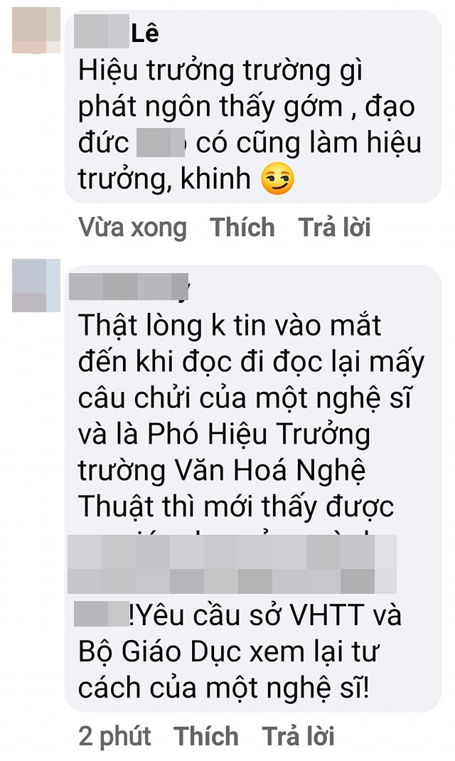 Nhiều khán giả không thể chấp nhận phát ngôn của Đức Hải và liên tục lên tiếng chỉ trích