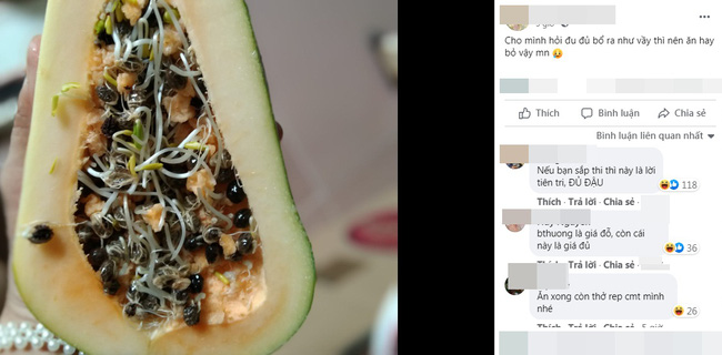 Bài đăng gây hoang mang của một cư dân mạng.