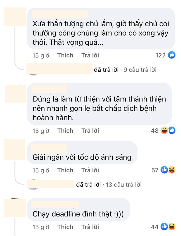 Ngoài những lời cảm ơn, 1 bộ phận dân mạng cũng không đồng tình với việc 